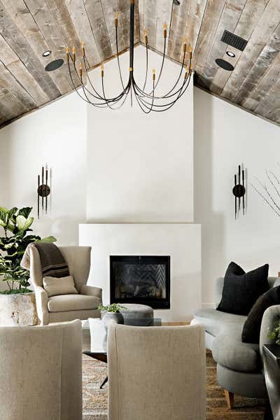  Rustic Living Room. LCD // Hutton Drive Project by Lindsey Colhoun Design Inc..