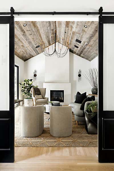  Rustic Living Room. LCD // Hutton Drive Project by Lindsey Colhoun Design Inc..