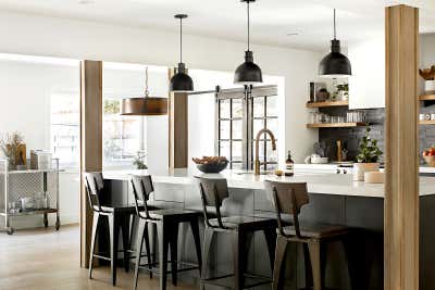  French Kitchen. LCD // Malibu Canyon Project by Lindsey Colhoun Design Inc..