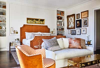  Maximalist Transitional Bedroom. Presidio Heights Home by Jeff Schlarb Design Studio.