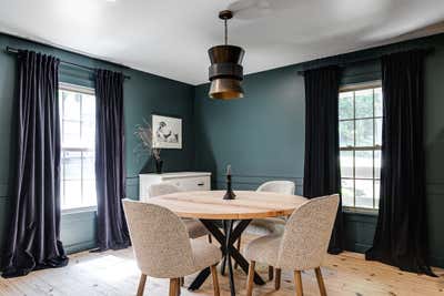  Eclectic Rustic Family Home Dining Room. Bon Air by Samantha Heyl Studio.