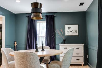  Eclectic Family Home Dining Room. Bon Air by Samantha Heyl Studio.