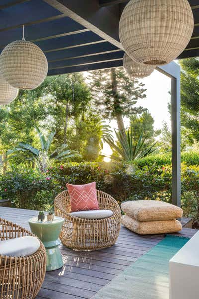 Beach Style Patio and Deck. Woods Cove by Jen Samson Design.