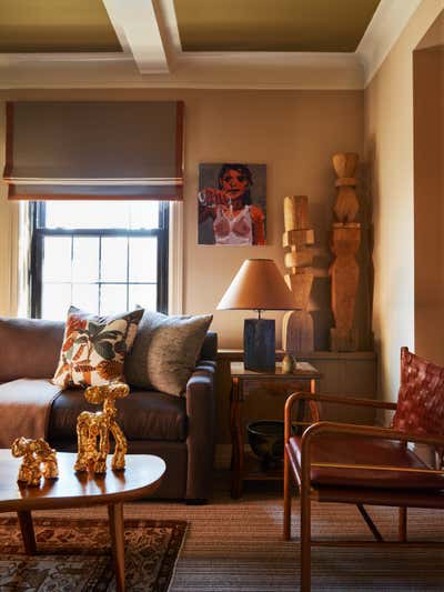  Eclectic Apartment Office and Study. Greenwich Village Pre War by Josh Greene Design.