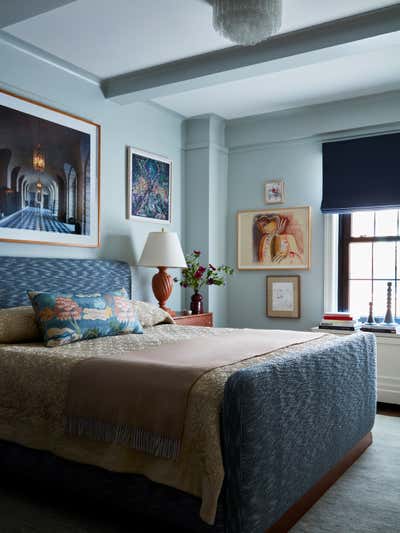 Eclectic Bedroom. Greenwich Village Pre War by Josh Greene Design.