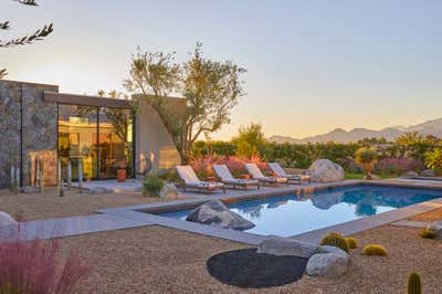Contemporary Patio and Deck. Rancho Mirage by Josh Greene Design.