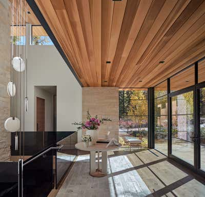 Contemporary Entry and Hall. Riparian Retreat by Forum Phi.