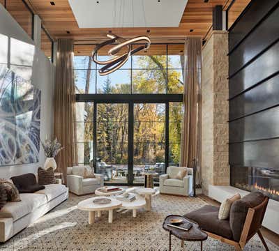  Contemporary Modern Family Home Living Room. Riparian Retreat by Forum Phi.