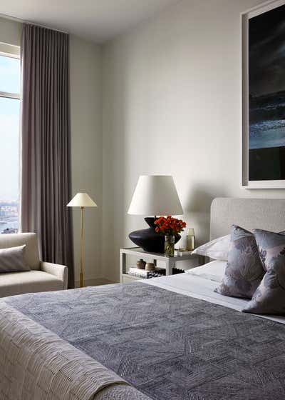  Contemporary Apartment Bedroom. Financial District by Josh Greene Design.