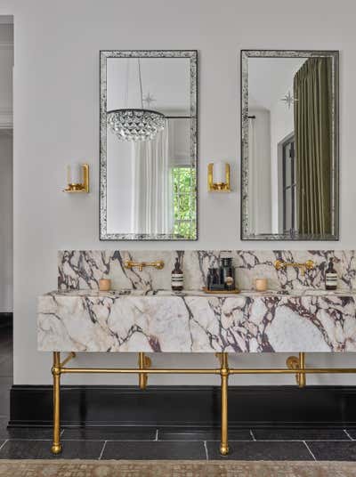  British Colonial Contemporary Bathroom. Oakdale by Anna Booth Interiors.
