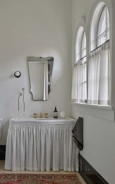  English Country Art Nouveau Bathroom. Oakdale by Anna Booth Interiors.