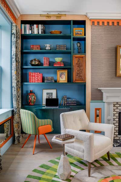  Maximalist Living Room. Beacon Hill  by Favreau Design.