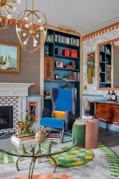  Contemporary Apartment Living Room. Beacon Hill  by Favreau Design.