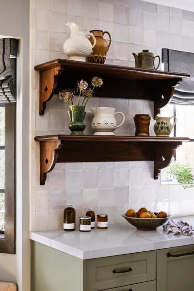  English Country Family Home Kitchen. Wiley-Morelli Residence by Stefani Stein.