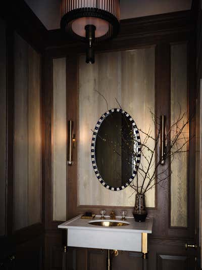  Art Deco Apartment Bathroom. Gold Coast Pied-à-terre by Jessica Lagrange Interiors.