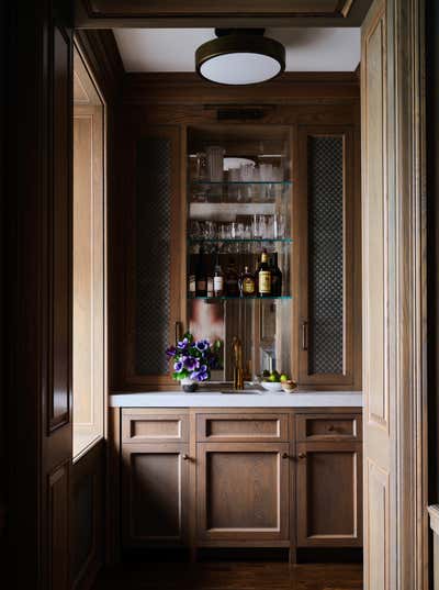  Transitional Apartment Bar and Game Room. Gold Coast Pied-à-terre by Jessica Lagrange Interiors.