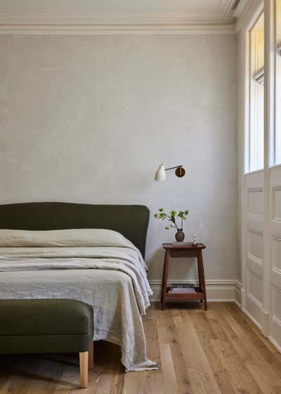  Traditional Family Home Bedroom. Barrow St. Townhome by And Studio Interiors.
