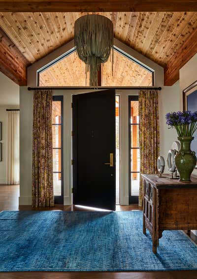  Eclectic Traditional Family Home Entry and Hall. Lakeside New Build by Andrea Schumacher Interiors.