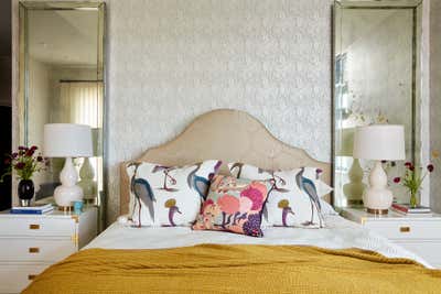  Eclectic Asian Family Home Bedroom. Lakeside New Build by Andrea Schumacher Interiors.