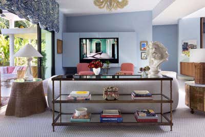  Tropical Maximalist Family Home Living Room. Coconut Grove by Stephanie Barba Mendoza.