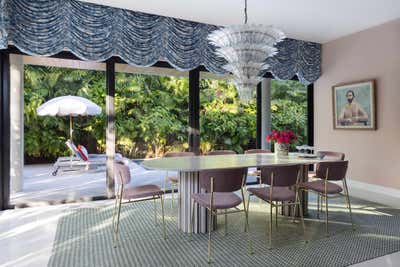  Mid-Century Modern Maximalist Family Home Dining Room. Coconut Grove by Stephanie Barba Mendoza.