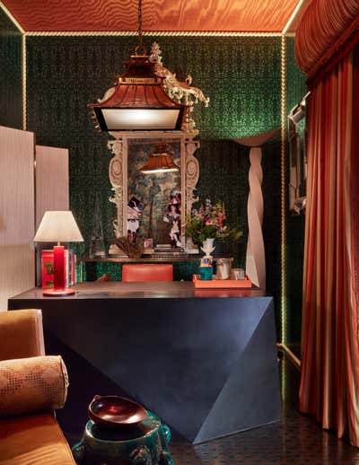  Eclectic Maximalist Mixed Use Office and Study. Wow! House by Stephanie Barba Mendoza.