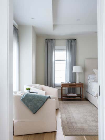  Transitional Family Home Bedroom. Larkmead by Celia Welch Interiors.