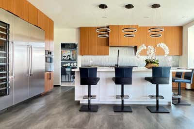  Modern Family Home Kitchen. Canyon Crest by  Grawski Studios.
