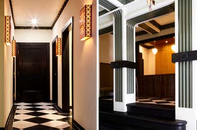  Art Deco Office Entry and Hall. World of Wonder by Gil Interiors Inc.