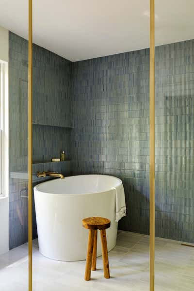 Contemporary Bathroom. Contemporary Craftsman by Eleven Interiors LLC.
