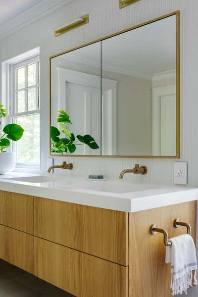 Transitional Family Home Bathroom. Contemporary Craftsman by Eleven Interiors LLC.
