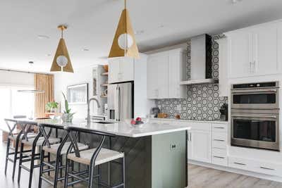  Transitional Modern Apartment Kitchen. Rocketts Landing by Samantha Heyl Studio.