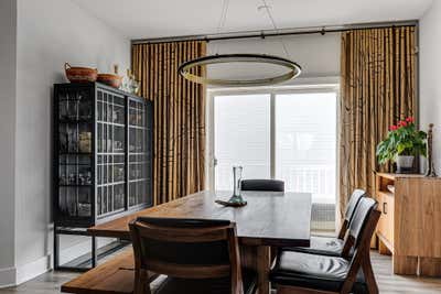  Contemporary Apartment Dining Room. Rocketts Landing by Samantha Heyl Studio.