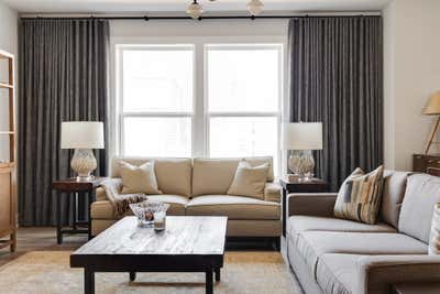  Transitional Apartment Living Room. Rocketts Landing by Samantha Heyl Studio.