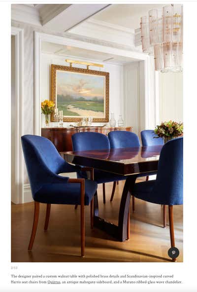  Contemporary Dining Room. UES  by Area Interior Design.