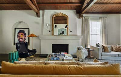  Transitional Modern Family Home Living Room. Los Feliz by Proem Studio.