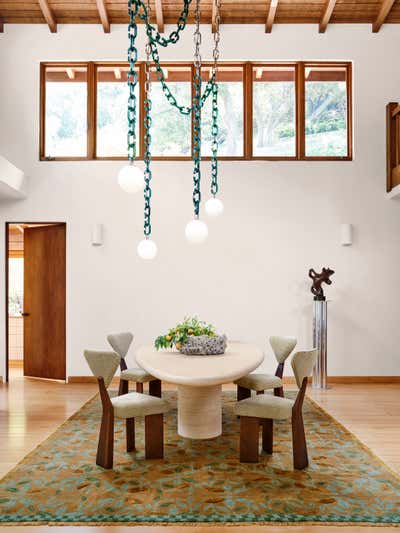  Craftsman Rustic Family Home Dining Room. Beverly Hills by Proem Studio.
