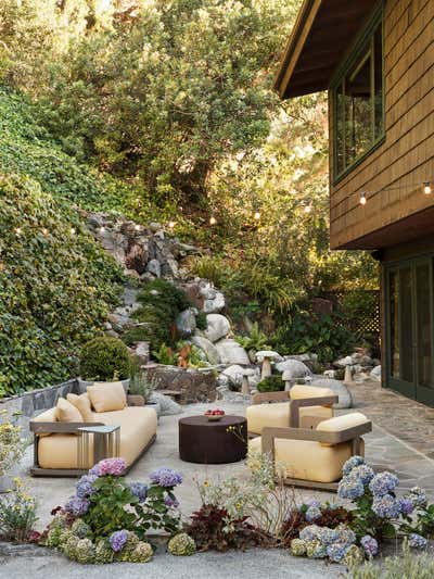  Rustic Family Home Exterior. Beverly Hills by Proem Studio.