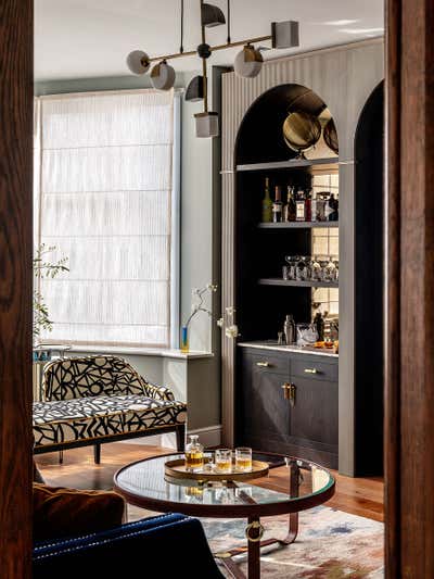  Art Deco Family Home Bar and Game Room. Project Lyndale by Littlemoredesign.