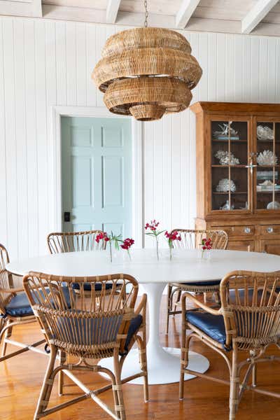  Transitional Beach House Dining Room. Arrogantly Shabby by Jill Howard Design Studio.