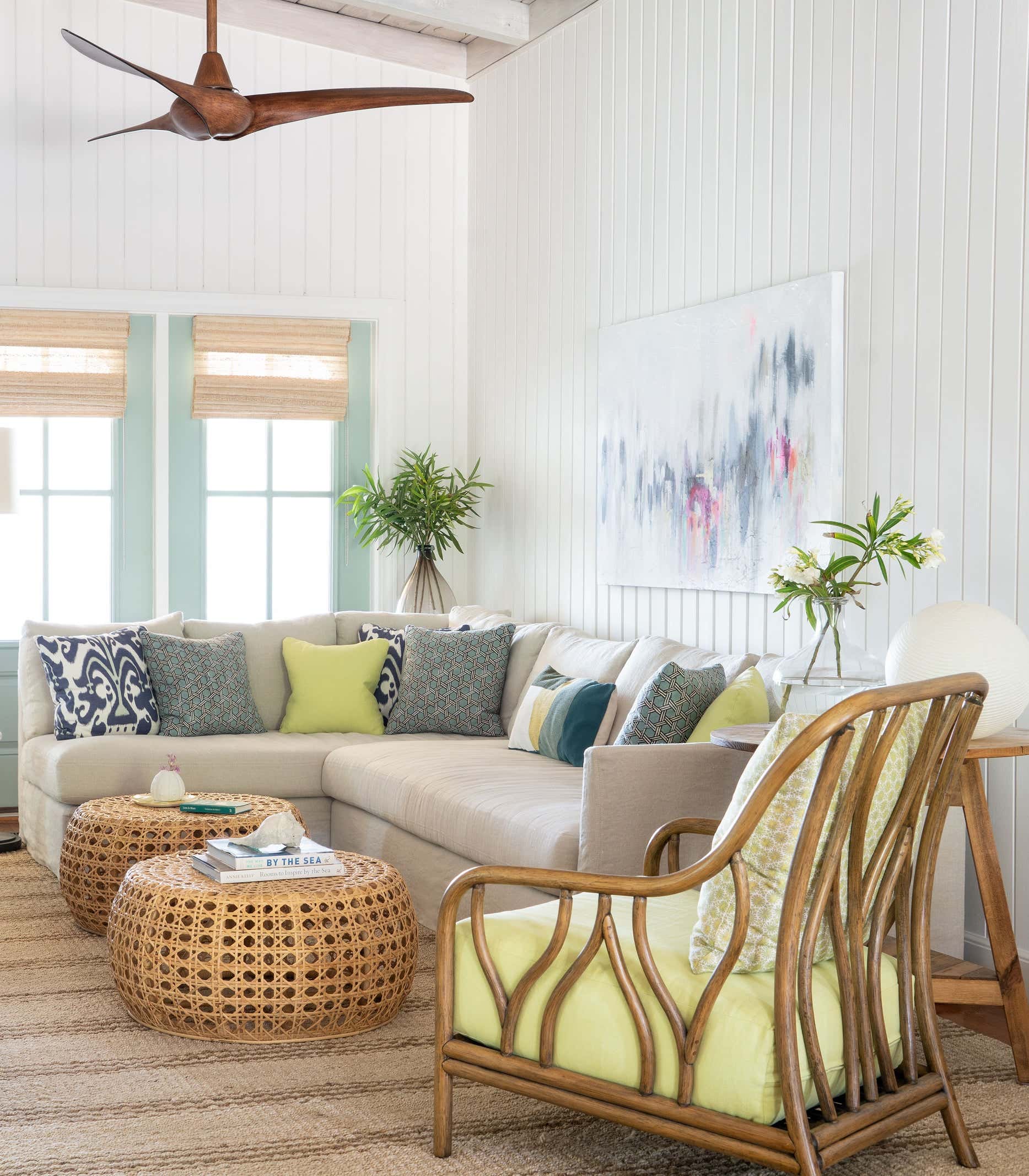 Beach Style Living Room