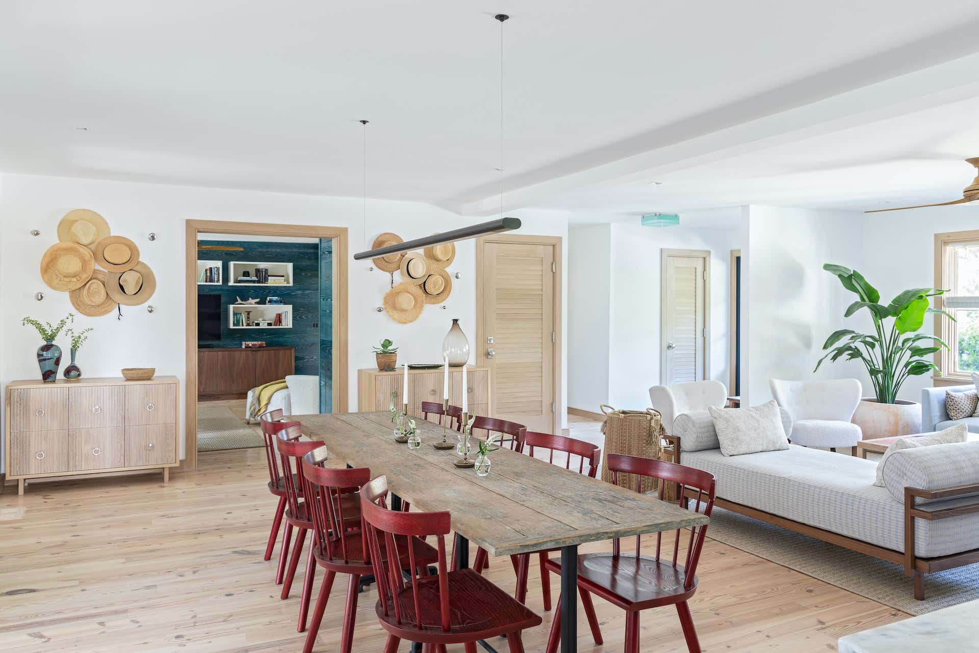 Beach Style Dining Room