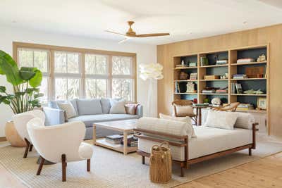  Transitional Beach House Living Room. Sullivan's Mix by Jill Howard Design Studio.