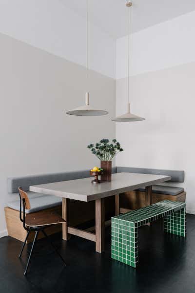  Eclectic Minimalist Dining Room. Boerum Hill Loft by Margaux Lafond.