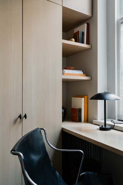  Mid-Century Modern Minimalist Office and Study. Boerum Hill Loft by Margaux Lafond.