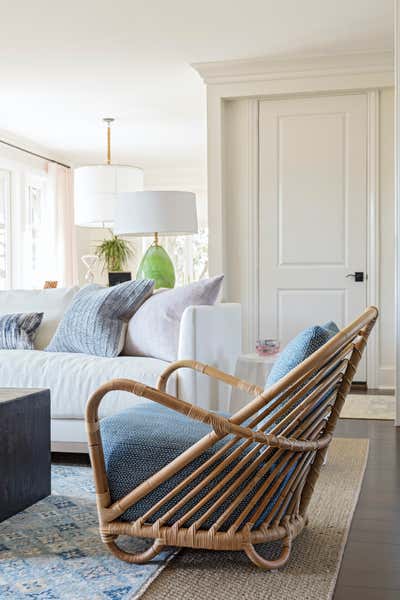  Beach Style Coastal Living Room. Marsh Oak  by Jill Howard Design Studio.