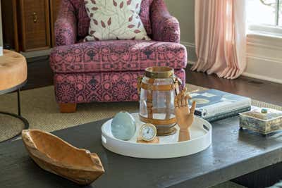  Bohemian Preppy Living Room. Marsh Oak  by Jill Howard Design Studio.