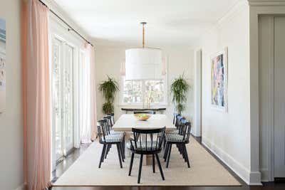  Coastal Preppy Dining Room. Marsh Oak  by Jill Howard Design Studio.