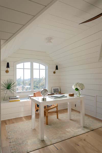  Beach Style Preppy Office and Study. Marsh Oak  by Jill Howard Design Studio.