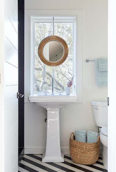 Bohemian Preppy Bathroom. Marsh Oak  by Jill Howard Design Studio.